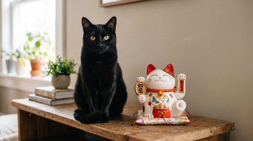 Supersticiones sobre gatos en el mundo: del gato negro al maneki-neko imagen3