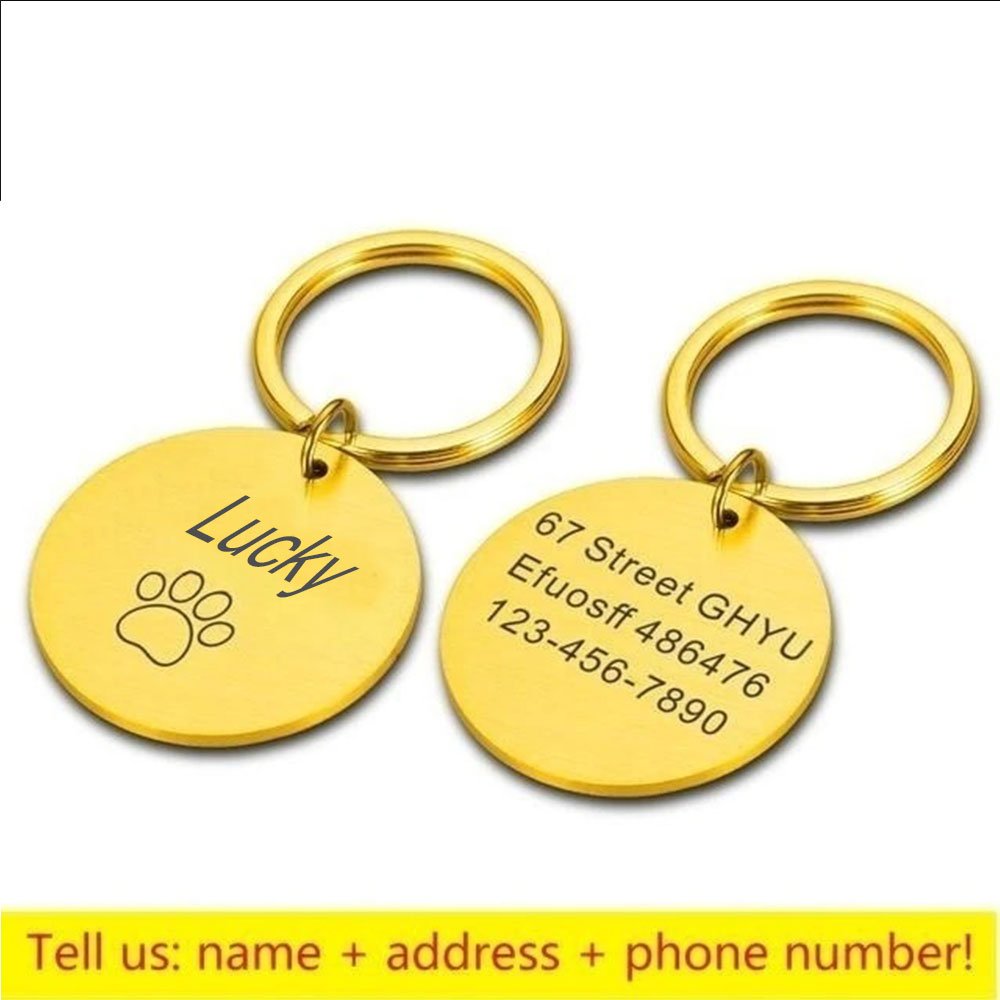 placa circular personalizada para mascota meowtags 4 Placa circular personalizada para mascota - MeowTags 4